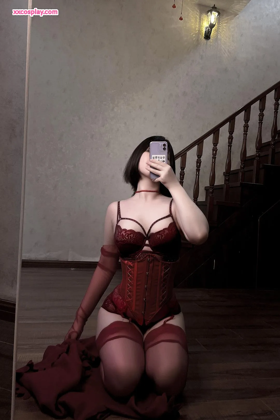 Banbanzi NO.044 - Crimson Red Lingerie